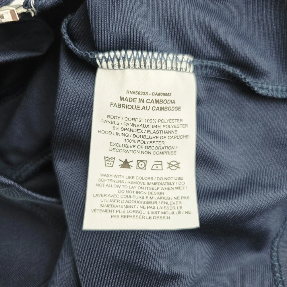 Nike Dri-Fit Full Zip Hoodie‎ Soccer Jacket DR2571-451 Men's Size Small Blue